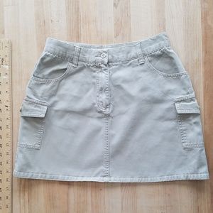 American Eagle Khaki Cargo Skirt Size 4